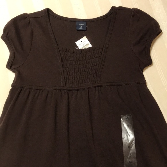 Girls GapKids Solid Brown Dress - Picture 2 of 6